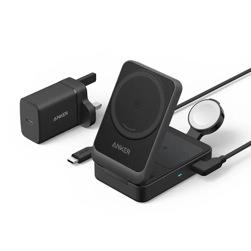 Anker MagGo 15W 3-in-1 Charging Station