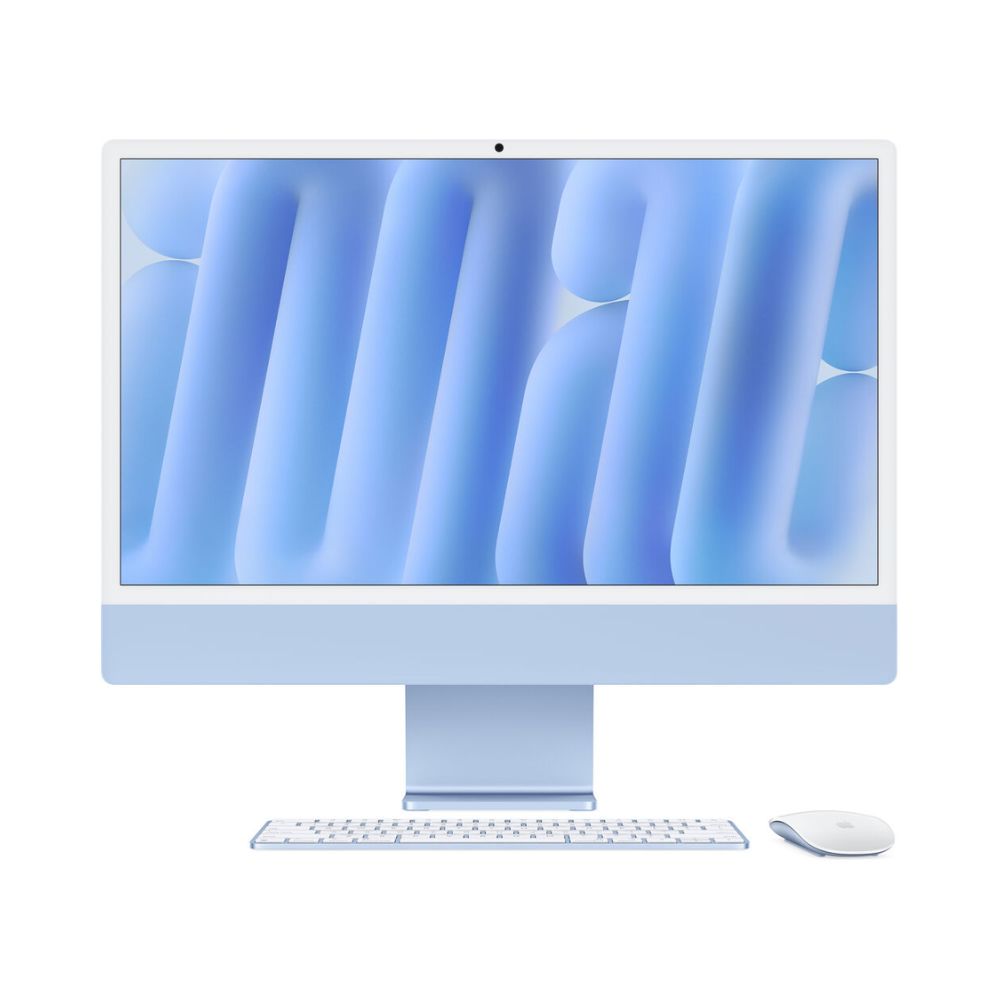 Apple iMac 24″ Nano Texture Glass – M4 Chip – 10-Core CPU – 10-Core GPU – 32GB RAM – 1TB SSD – Blue