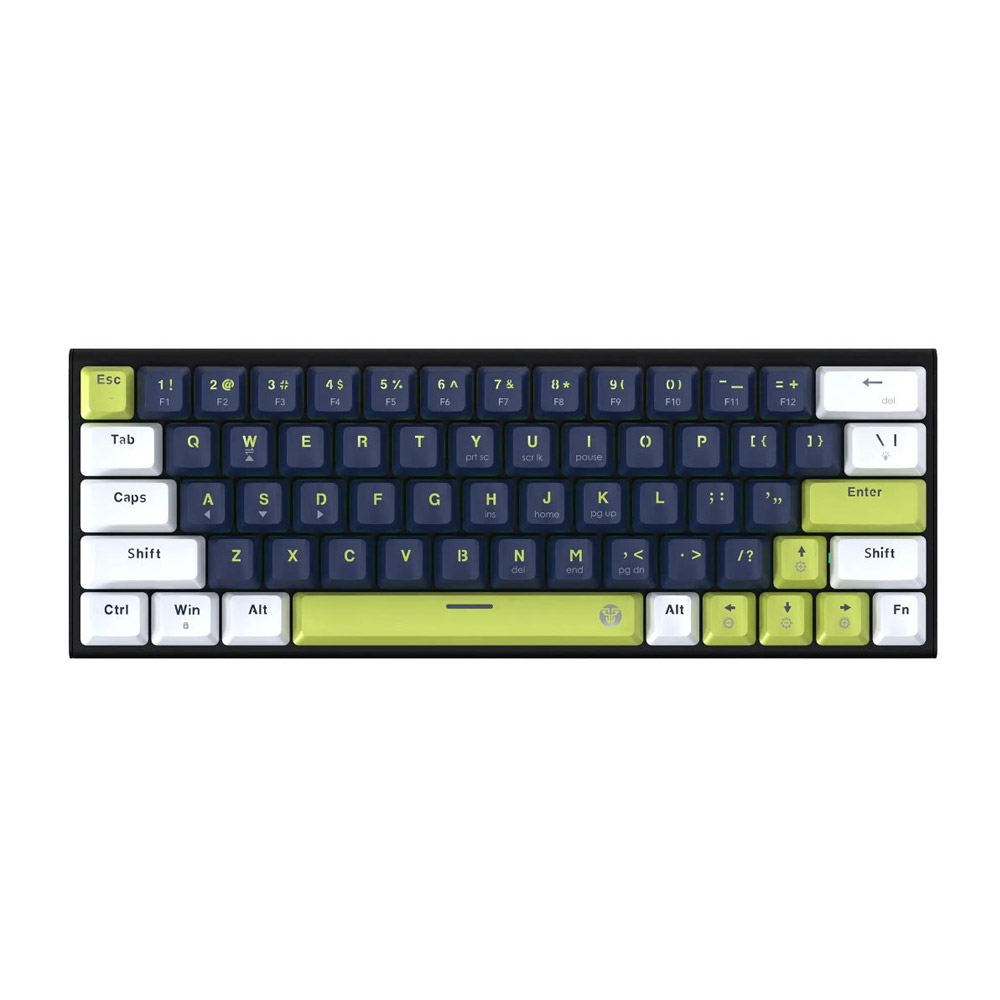 Fantech MORI Edition MK874V2 – ATOM63, Pro Wired Mechanical Keyboard with RGB Lighting White