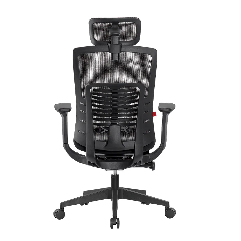 Fantech OC1 Ergonomic Chair | 4D Headrest, Adjustable Lumbar, 3D Armrests Black
