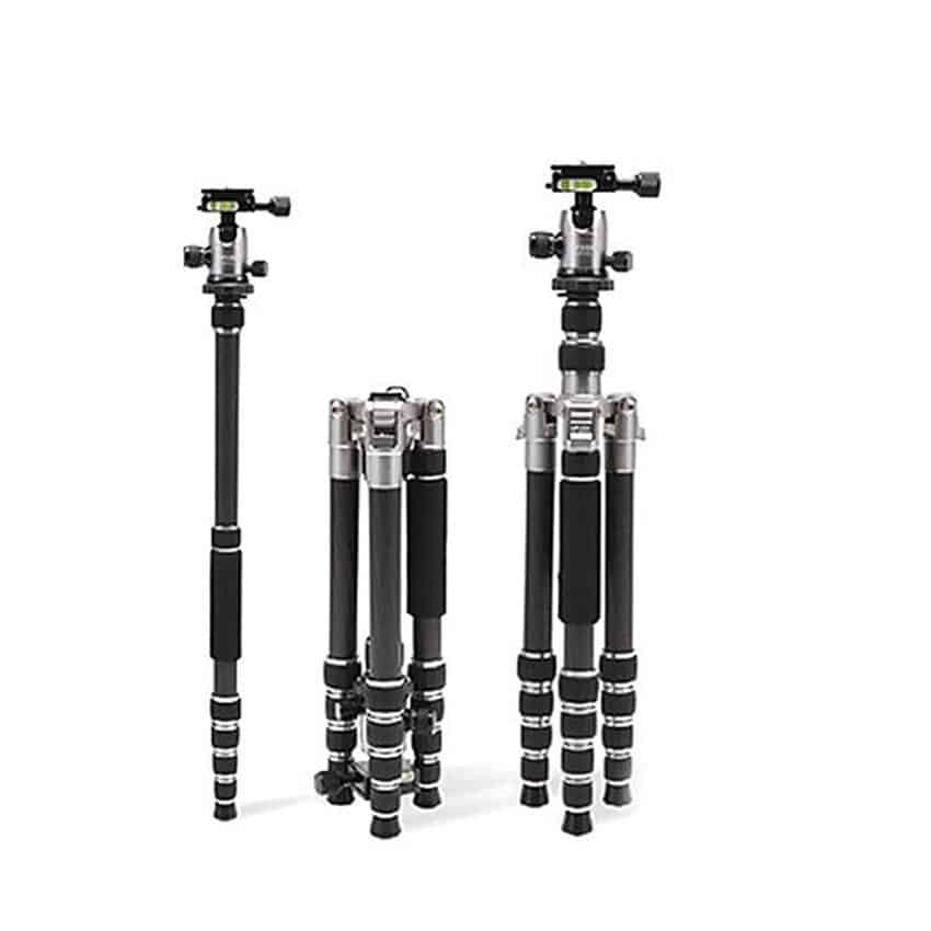HPUSN 035 Pro + hp223 carbon fiber portable tripod suit for camera carbon fiber portable tripod suit for camera