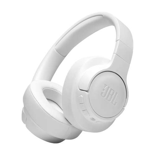 JBL Tune 760NC Noise-Canceling Wireless Over-Ear Headphones (White)