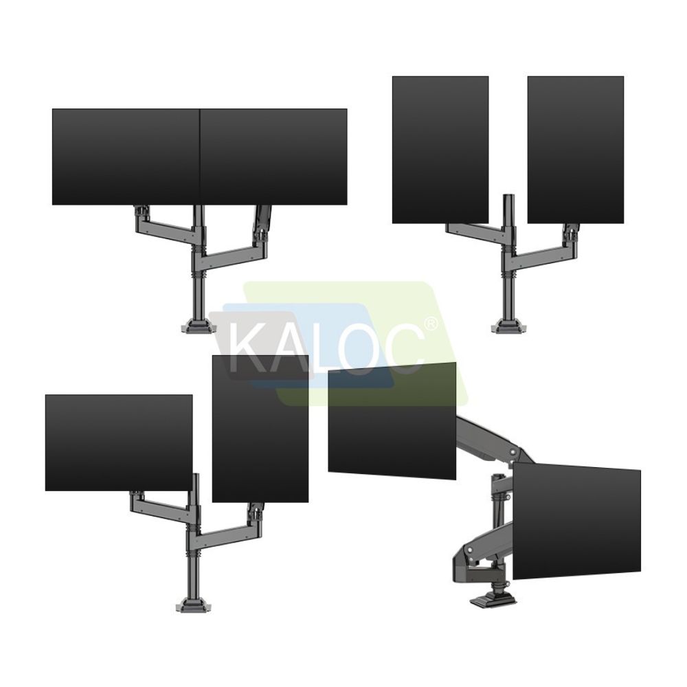 Kaloc DH200 H2 Adjustable Dual Monitor Arm