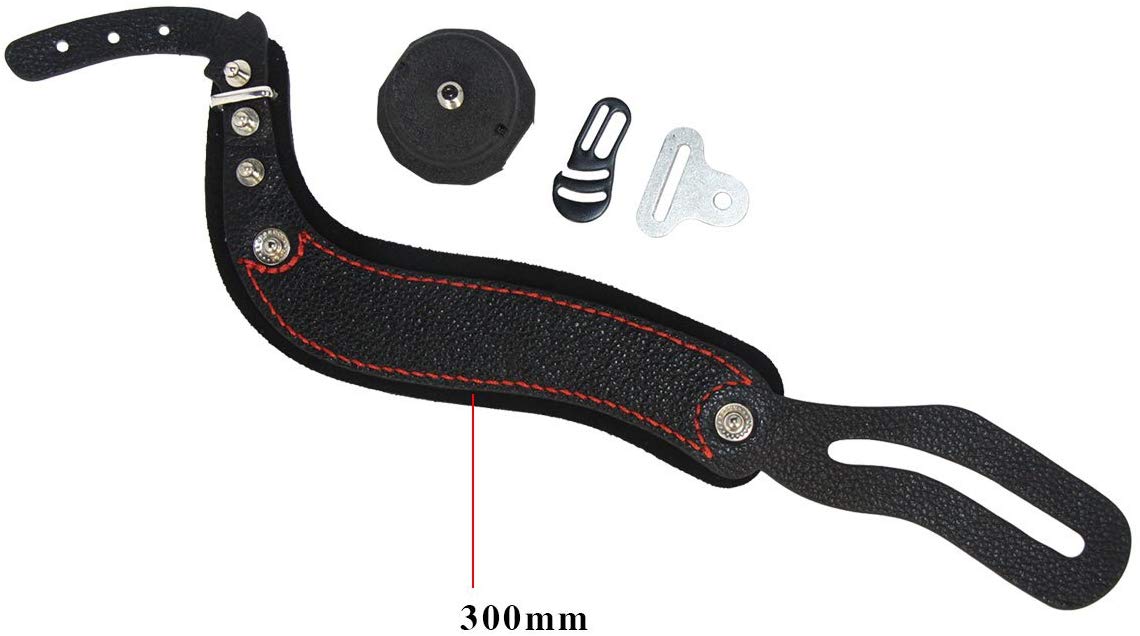 LYNCA Camera Hand Strap(Black-Red-Yellow)