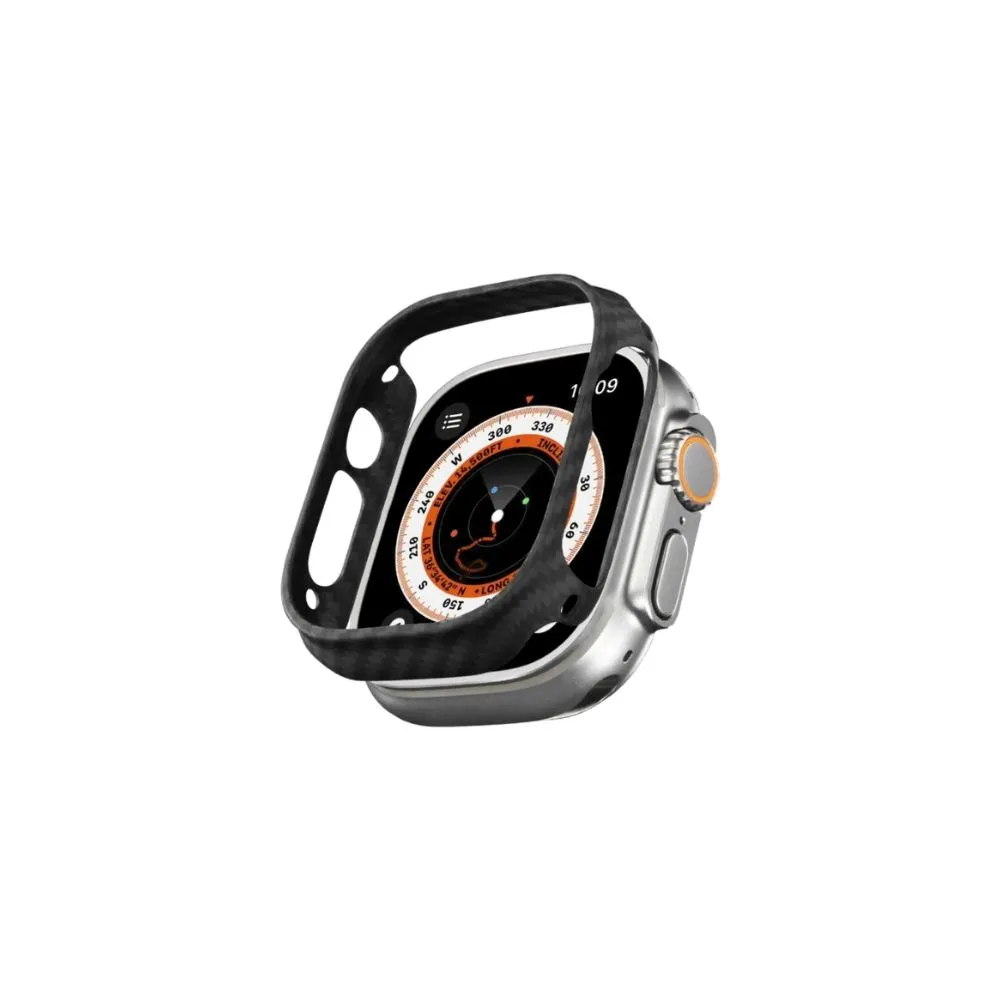 PITAKA Air Case for Apple Watch Ultra (600D Black/Grey-Twill)