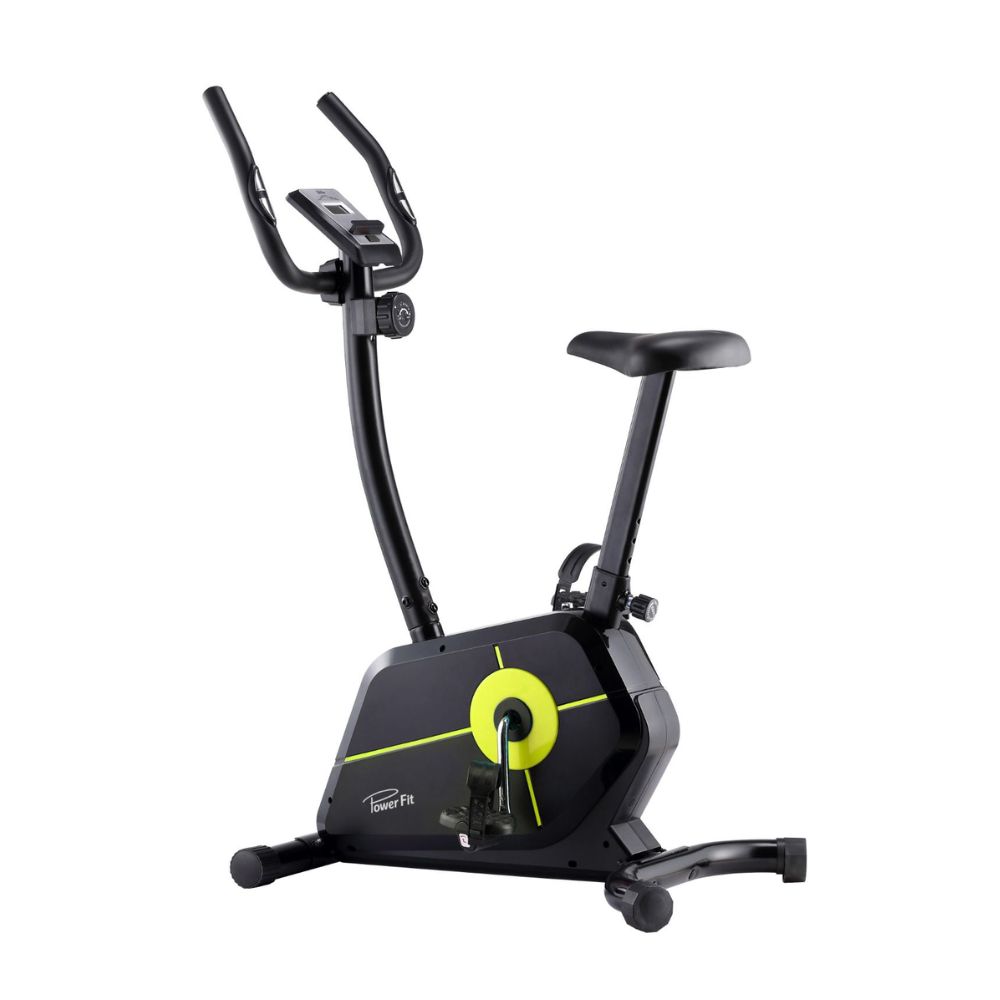 PowerFit Upright Exercise Bike – Magnetic Resistance – Digital Performance Monitor