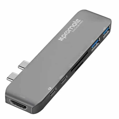 Promate MacHub Speed USB Type-C™ Hub with Thunderbolt 3
