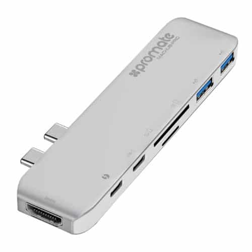 Promate MacHub Speed USB Type-C™ Hub with Thunderbolt 3