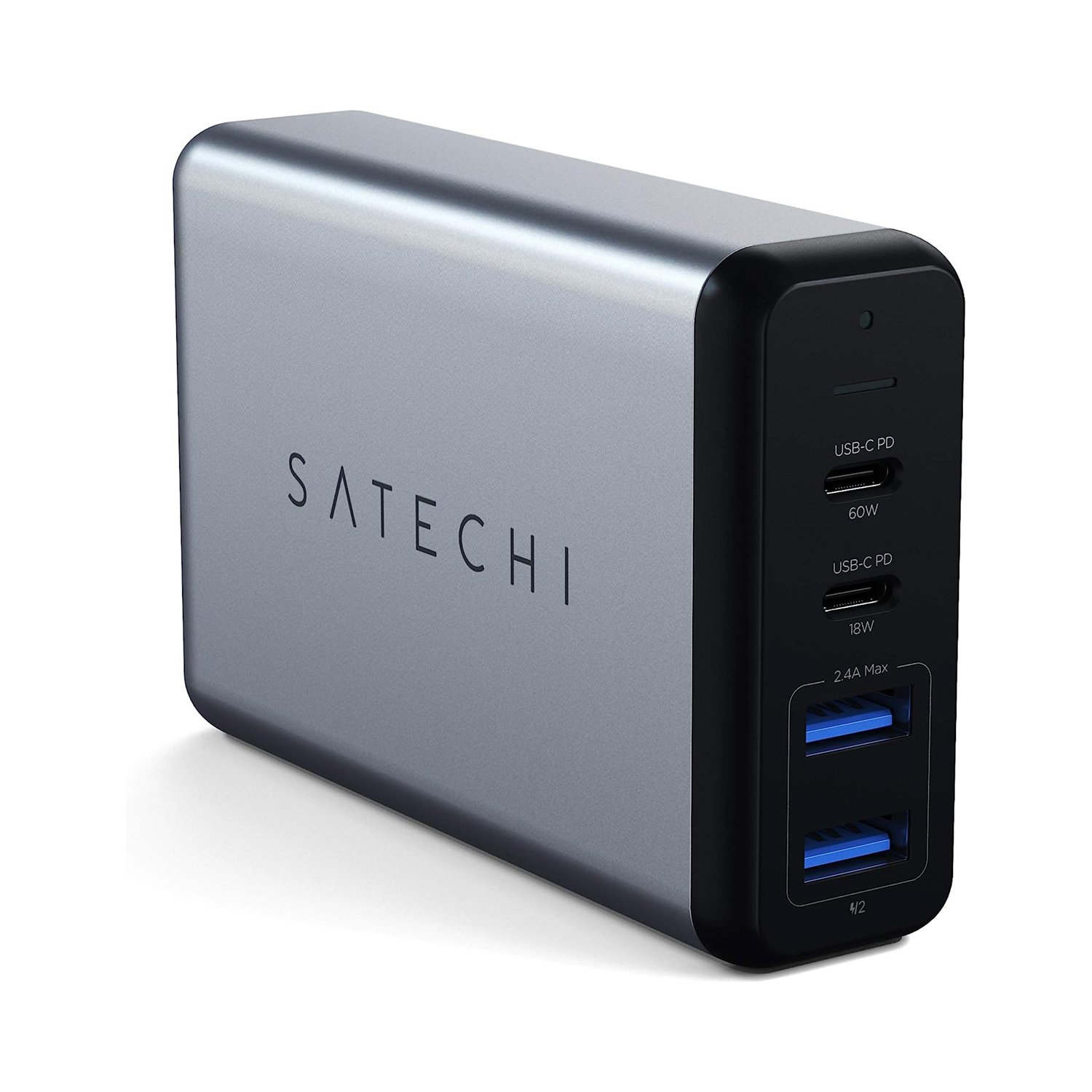 Satechi 75W Dual Type C PD Travel Charger Adapter Multiport