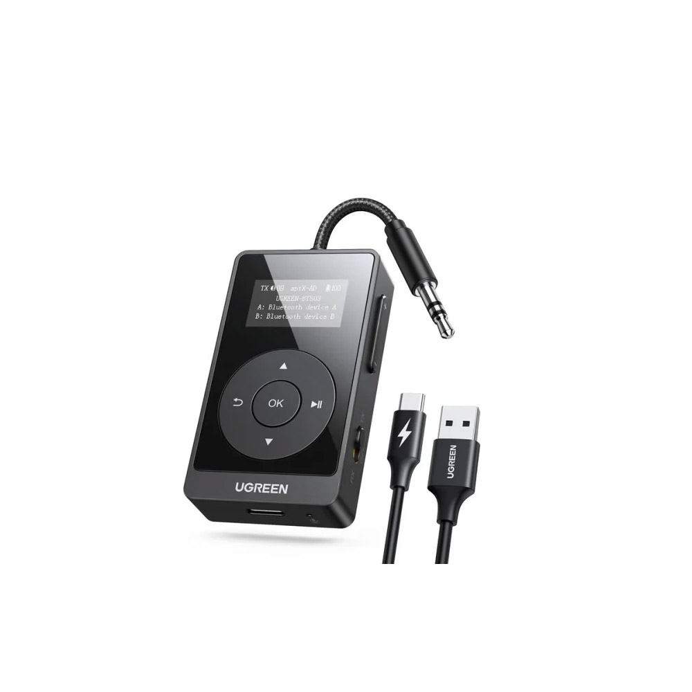 Ugreen – BT503 Premium Dual-Mode Bluetooth 5.3 Transmitter & Receiver for Superior Audio Experience – 45492