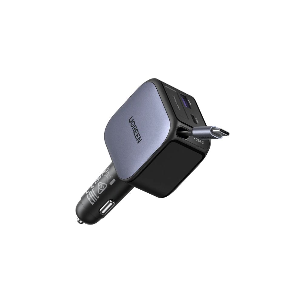 UGREEN Nexode 90W Retractable Car Charger