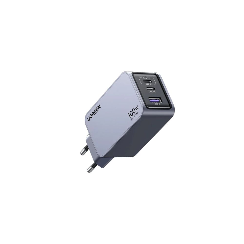 UGREEN Nexode Pro 100W – 3-Port GaN Mini Fast Charger – Ultra-Compact Workstation Power