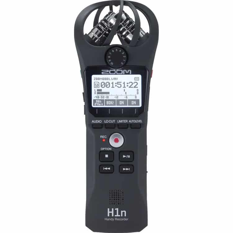 Zoom H1n Digital Handy Recorder (Black)